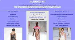 Desktop Screenshot of fashion-411.com